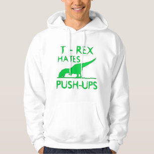 T REX HASST PUSHUPS lustigen Dino-Entwurf Hoodie