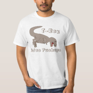 T-Rex hasst Pushups-Turnhallen-Shirt T-Shirt