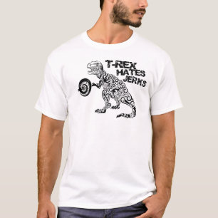 "T-Rex hasst Ruck-" Fitness-T-Shirt T-Shirt
