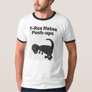 T-Rex hasst Stoß-UPS Shirt