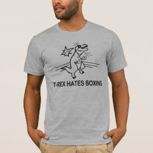 T Rex Hates Boxing T-Shirt