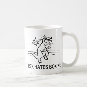 T Rex Hates Boxing Tasse