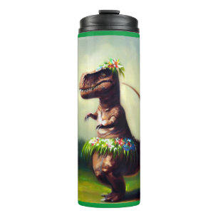 T Rex Hula Dancer Thermosbecher