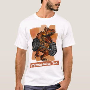 T-Rex-Humor-T-Shirt für Gym-Liebhaber - 'Tyrannosa T-Shirt