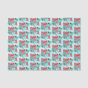 T-Rex in einem Top-Hat-Rawr bedeutet, dass ich Lie Seidenpapier