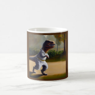 T Rex Joggen Kaffeetasse