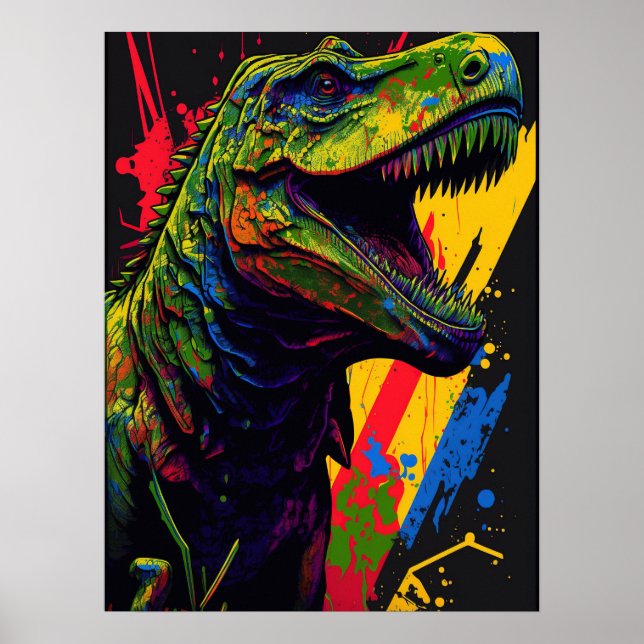 T Rex Jurassic Poster (Vorne)