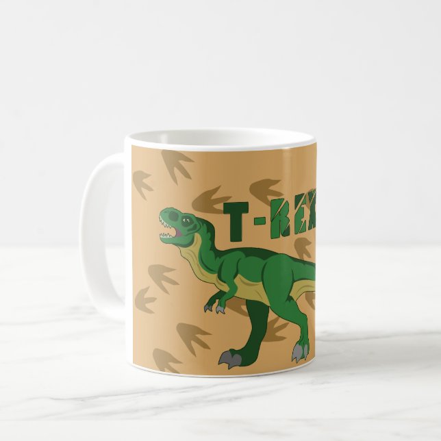 T-Rex Kaffeetasse (Vorderseite Links)
