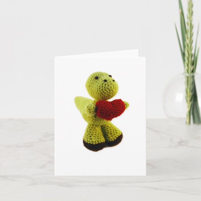 T-Rex-Karte - Leere Feiertagskarte (Vorderseite)