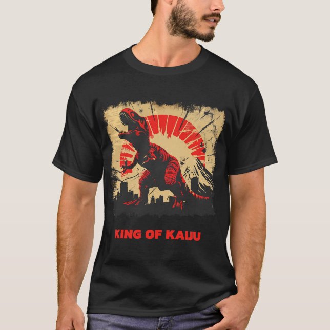 T Rex King of Kaiju T-Shirt (Vorderseite)