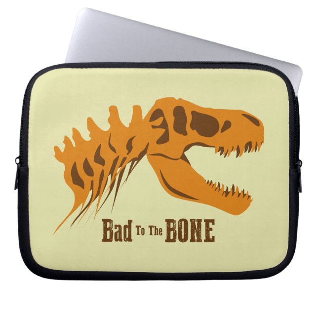 T-Rex-Knochen Laptopschutzhülle (Vorderseite)
