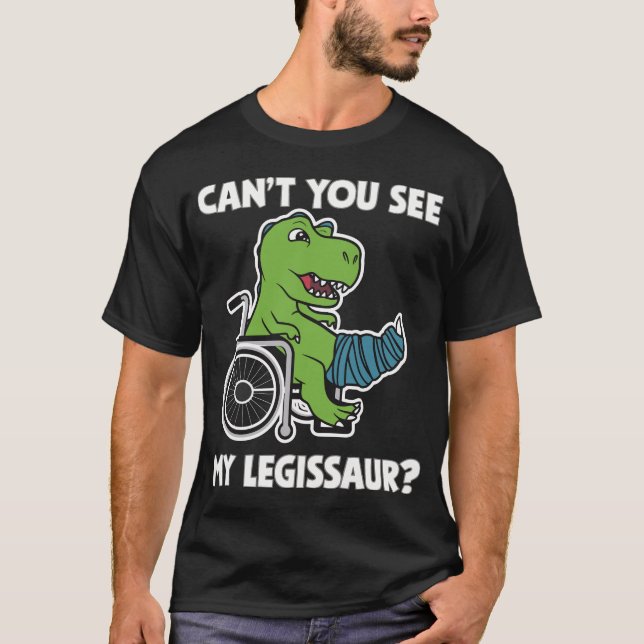 T-Rex KÖNNEN SIE MEINE LEGISLATURE-Dinosaurier NIC T-Shirt (Vorderseite)