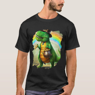 T Rex Leprechaun St Patricks Day Tyrannosaurus Re T-Shirt
