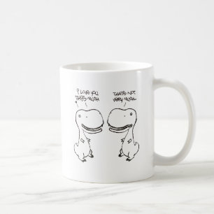 T-rex Liebe Kaffeetasse