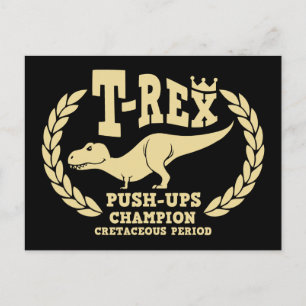 T-Rex-Lieben Postkarte