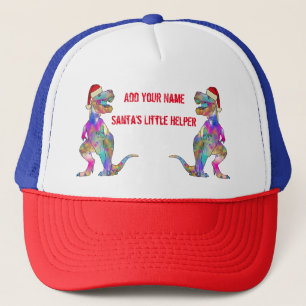T Rex Lustiges Weihnachten Funny Dinosaur ironisch Truckerkappe