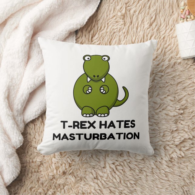 T Rex Masturbation Kissen | Zazzle.at T Rex Masturbation Kissen | Zazzle.at