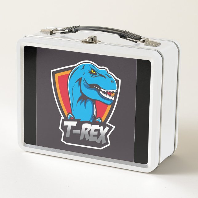 T-Rex Metall Brotdose (T-Rex Lunch Box!)