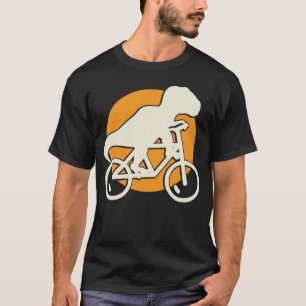 T-Rex mit einem Fahrrad für Radfahrer und Biker T-Shirt