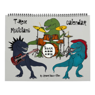 T-Rex Musicians Calendar Kalender