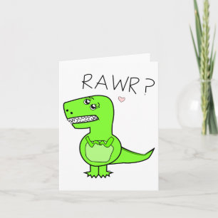 T-Rex Notecard Karte