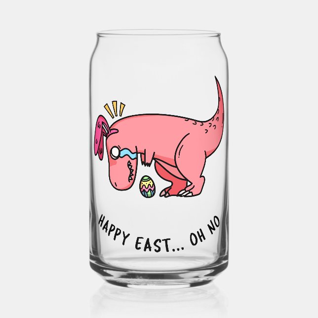 T-Rex Osterkampf Kann Glas (Vorderseite)