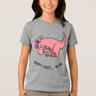 T-Rex Osterkampf Kindershirt Tri-Blend Shirt