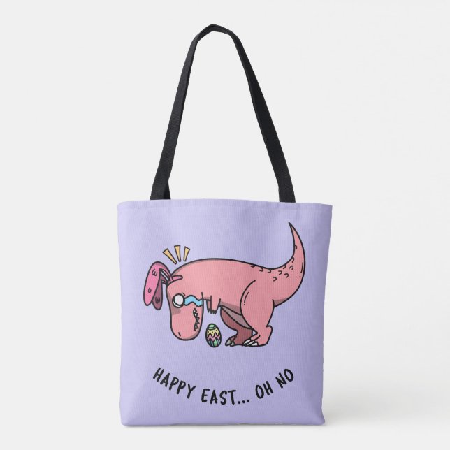 T-Rex Osterkampf Tote Bag (Rückseite)