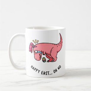 T-Rex Ostern Kampf Becher Kaffeetasse