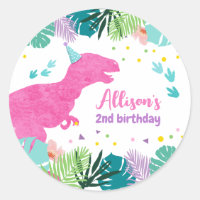 T-Rex Pink Dinosaur Girl Dino Prähistorischer Gebu