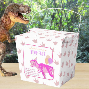 T-Rex Pink Vielen Dank für Ihr Geburtstag Dino Par Geschenkschachtel