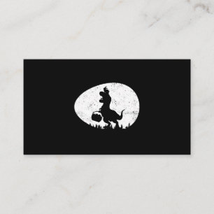 T Rex Rabbit Dinosaur Osterfest Bunny Egs Jungs Ki Visitenkarte