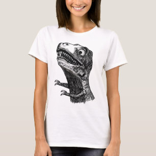 T-Rex Rage Meme - Ladys Angepasst T - Shirt