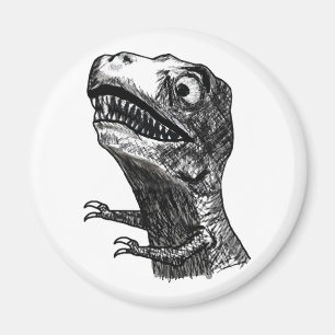 T-Rex Raserei Meme - Magnet