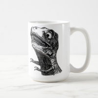 T-Rex Raserei Meme - Tasse