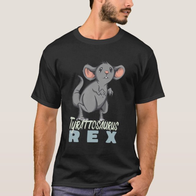T Rex Rat T-Shirt (Vorderseite)