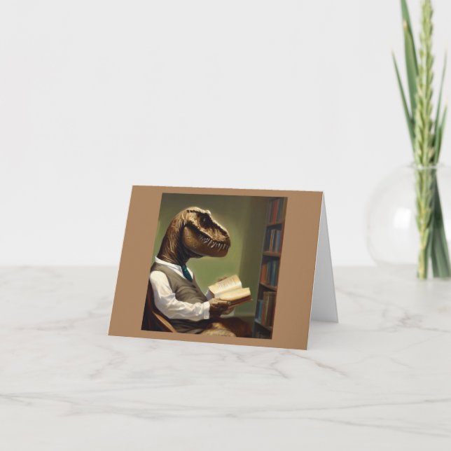 T Rex Reading Karte (Vorderseite)