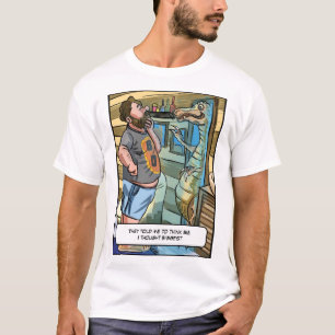 T-Rex-Reflektion: Denken Sie länger als groß T-Shirt