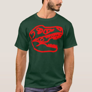 T rex Rot T-Shirt