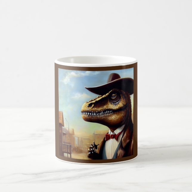 T Rex Sheriff Kaffeetasse (Mittel)