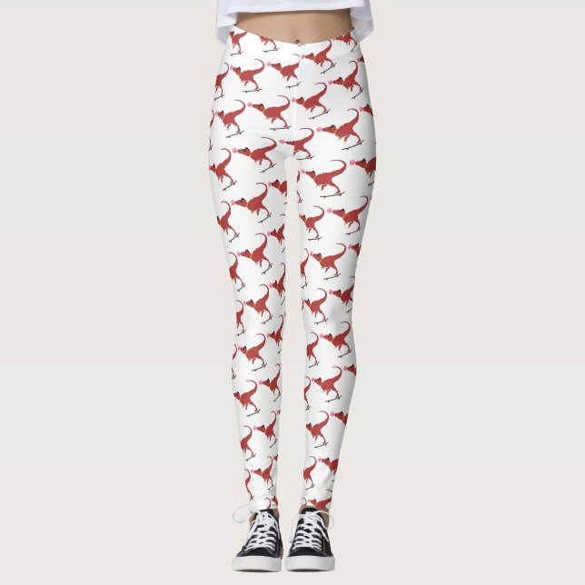 T-rex-Skater Leggings (Vorderseite)