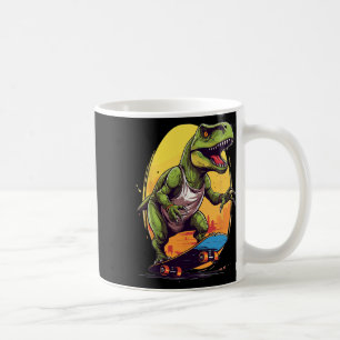 T-Rex Skater - Skateboard Skateboarder Skateboardi Kaffeetasse