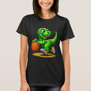 T-Rex Skelett Spieler Dinosaurier  T-Shirt