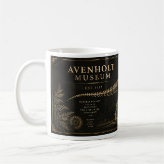 T-Rex-Skelett Vintage Naturkundemuseum Tasse
