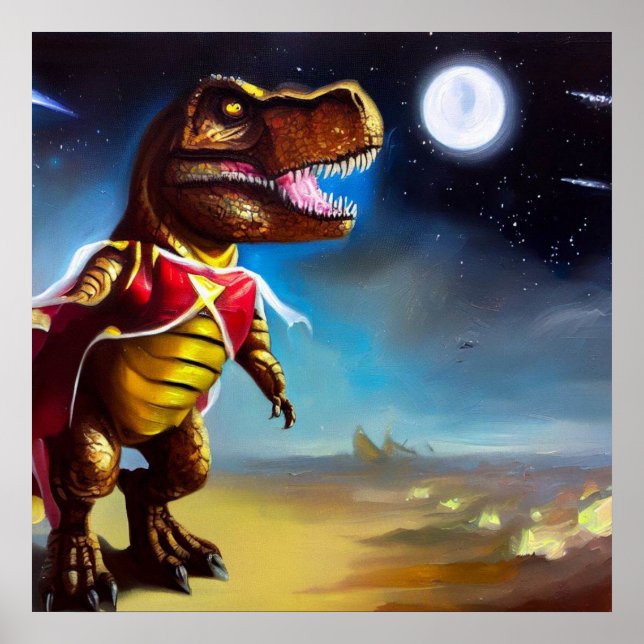 T Rex Space Opera Hero Poster (Vorne)