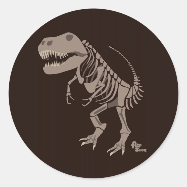 T Rex Sticker (Vorderseite)