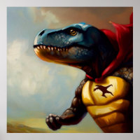 T Rex Superhero
