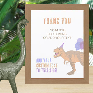 T-Rex Tan Dinosaur Geburtstag vollständig bearbeit