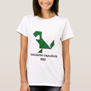 T-Rex + Tangramm = Tangram-osaurus Rex Niedlich Di T-Shirt