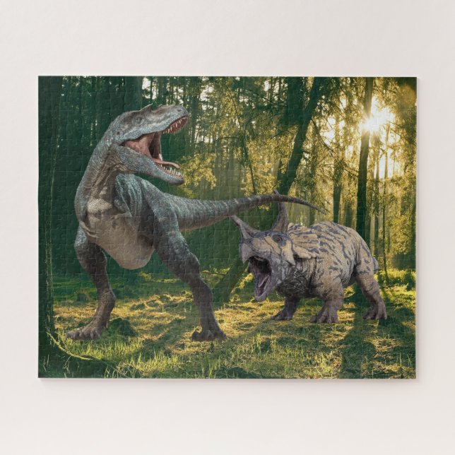 T.Rex-Triceratops Puzzle (Horizontal)